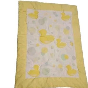 Martha Stewart Everyday Baby Blanket Comforter  Chicks Ducks 41 x 30